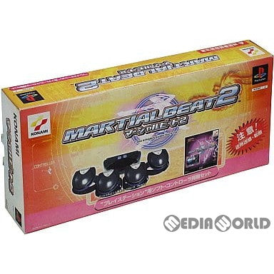 【中古即納】[表紙説明書なし][PS]マーシャルビート2(MARTIALBEAT2) 専用コントローラ同梱版 コナミ (20020912)