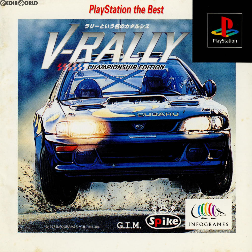 【中古即納】[お得品][表紙説明書なし][PS]V-RALLY CHAMPIONSHIP EDITION(Vラリー チャンピオンシップ エディション) PlayStation the Best(SLPS-91099) スパイク・チュンソフト (19981022)