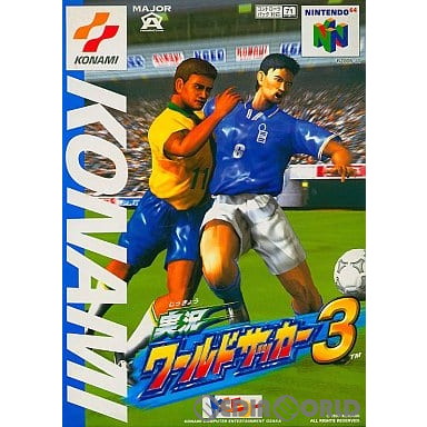【中古即納】[表紙説明書なし][N64]実況ワールドサッカー3(19970918)