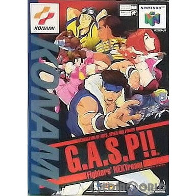 【中古即納】[N64]G.A.S.P!! Fighter's NEXTream(ガスプ!! ファイターズネクストリーム) コナミ (19980326)