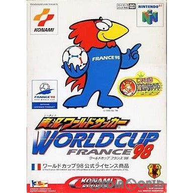 【中古即納】[N64]実況ワールドサッカー ～WORLD CUP FRANCE'98～ コナミ (19980604)