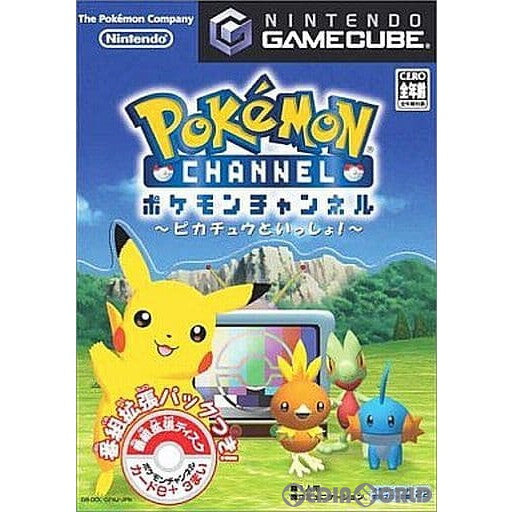 【中古即納】[GC]ポケモンチャンネル ピカチュウといっしょ!(番組拡張ディスク・カードe+同梱) 任天堂 (20030718)