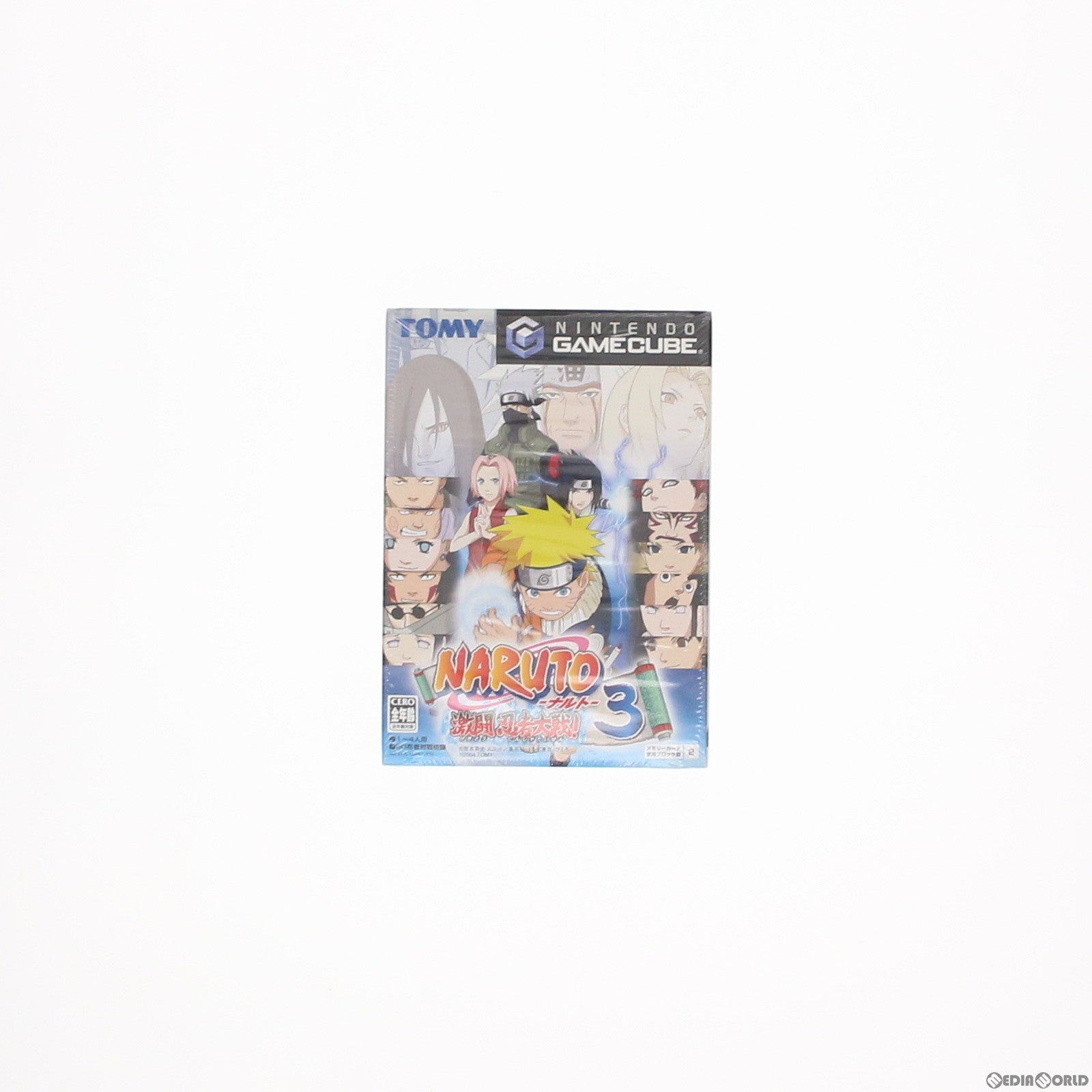 【中古即納】[表紙説明書なし][GC]NARUTO -ナルト- 激闘忍者大戦!3(20041120)