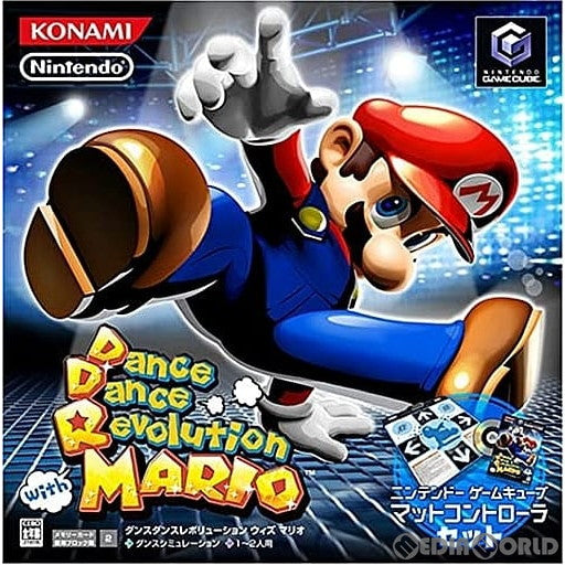 【中古即納】[GC](マットコントローラなし) Dance Dance Revolution with MARIO(ダンス ダンス レボリューション ウィズ マリオ) 任天堂 (20050714)