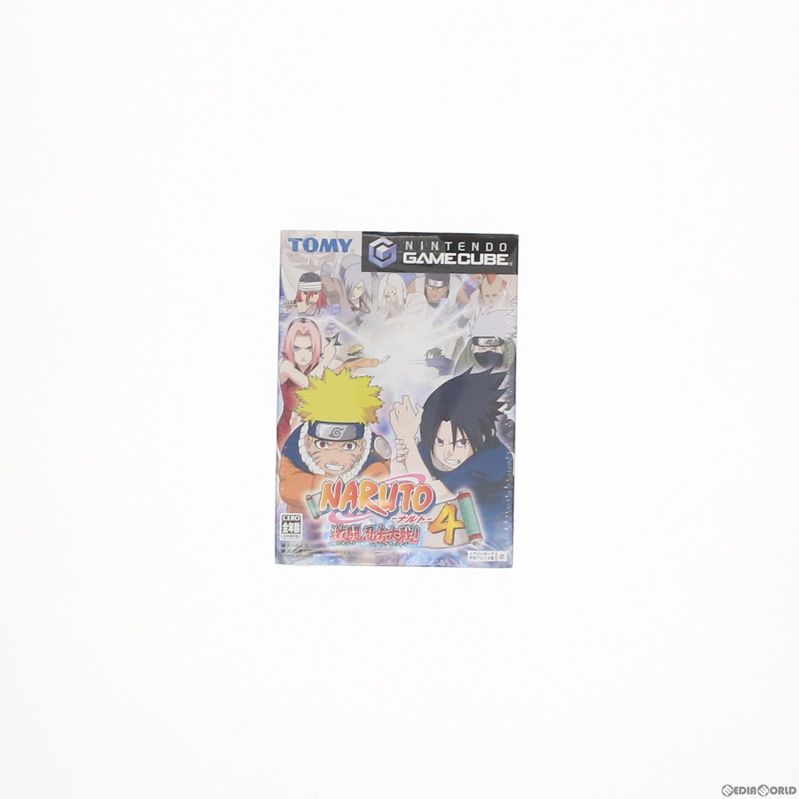 【中古即納】[表紙説明書なし][GC]NARUTO -ナルト- 激闘忍者大戦!4(20051121)