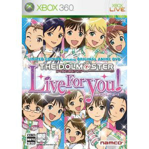 【中古即納】[Xbox360]アイドルマスター ライブフォーユー!(THE IDOLM@STER LIVE FOR YOU!) オリジナルアニメDVD同梱版(限定版)(20080228)