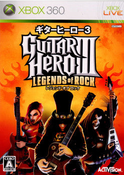 【中古即納】[Xbox360]GUITAR HERO III LEGENDS OF ROCK(ギターヒーロー3 レジェンド オブ ロック) ギターコントローラ同梱版(20080724)