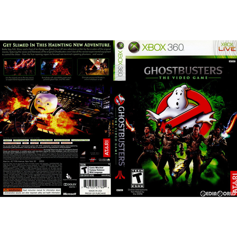 【中古即納】[Xbox360]GHOSTBUSTERS: THE VIDEO GAME(ゴーストバスターズ ザ ビデオゲーム) 北米版(20090616)