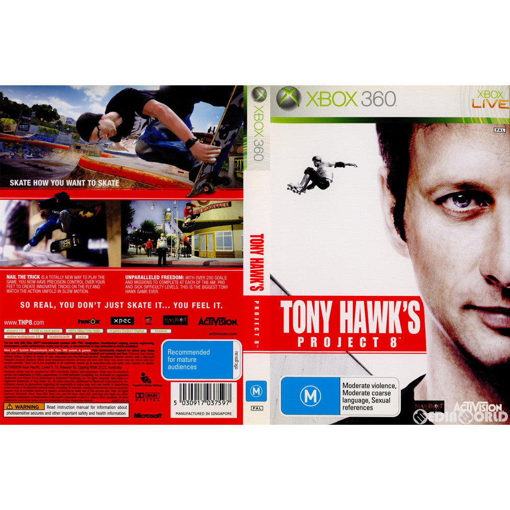 【中古即納】[Xbox360]Tony Hawk's Project 8(トニー・ホーク プロジェクト8) アジア版(20061114)