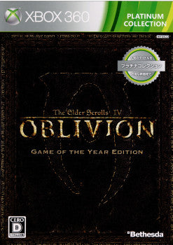 【中古即納】[Xbox360]The Elder Scrolls IV(ジ エルダー スクロールズ4): オブリビオン Game of the Year Edition プラチナコレクション(J3C-00005)(20120426)