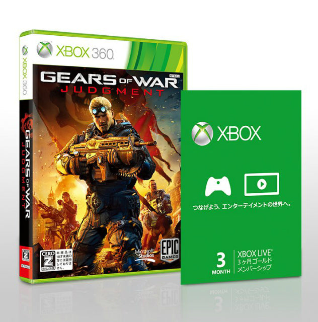 【中古即納】[お得品][表紙説明書なし][Xbox360]Gears of War:Judgment(ギアーズオブウォージャッジメント) Xbox LIVE ゴールドメンバーシップ同梱版(20130321)