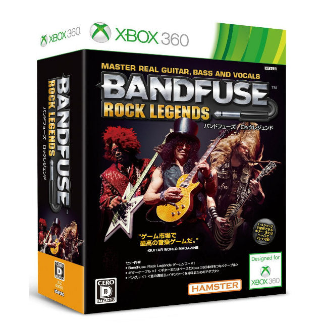 【新品即納】[Xbox360]BandFuse:Rock Legends(バンドフューズ ロックレジェンド)(ギターケーブル同梱)(20131219)