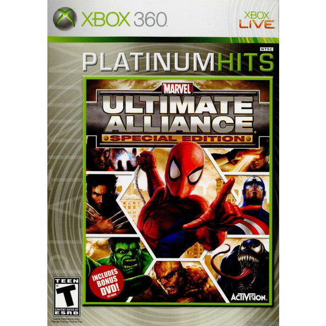 【中古即納】[Xbox360]Marvel Ultimate Alliance SPECIAL EDITION PLATINUM HITS (海外版)(20061024)