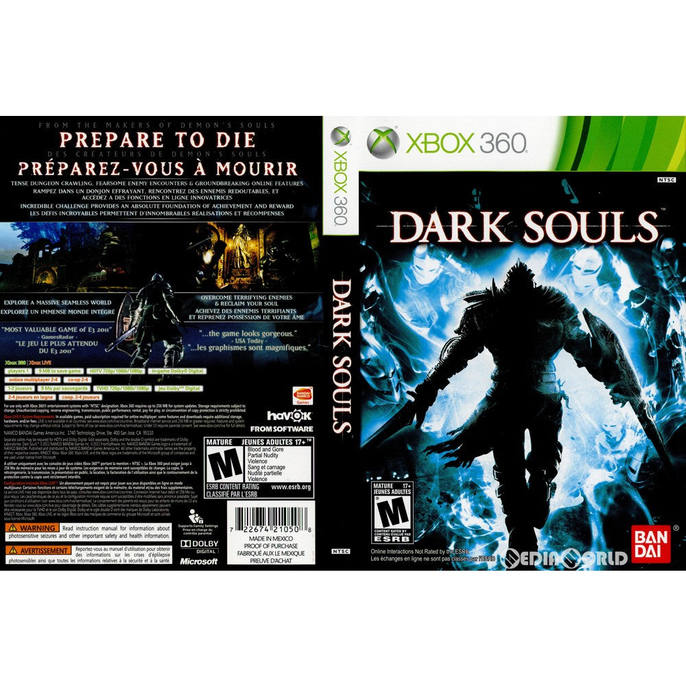 【中古即納】[Xbox360]DARK SOULS(ダークソウル)(北米版)(20111004)