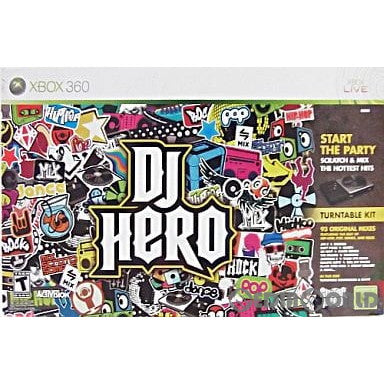 【中古即納】[Xbox360]DJ HERO Bundle with Turntable(DJヒーロー ウィズ ターンテーブル) 北米版(20091027)