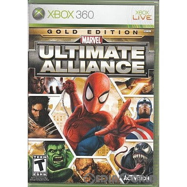 【中古即納】[Xbox360]MARVEL ULTIMATE ALLIANCE -GOLD EDITION-(マーベル アルティメット アライアンス ゴールドエディション) 北米版(20070515)