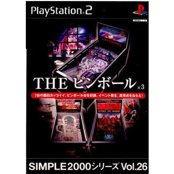 【中古即納】[PS2]SIMPLE2000シリーズ Vol.26 THE ピンボール×3 ディースリー・パブリッシャー (20030424)