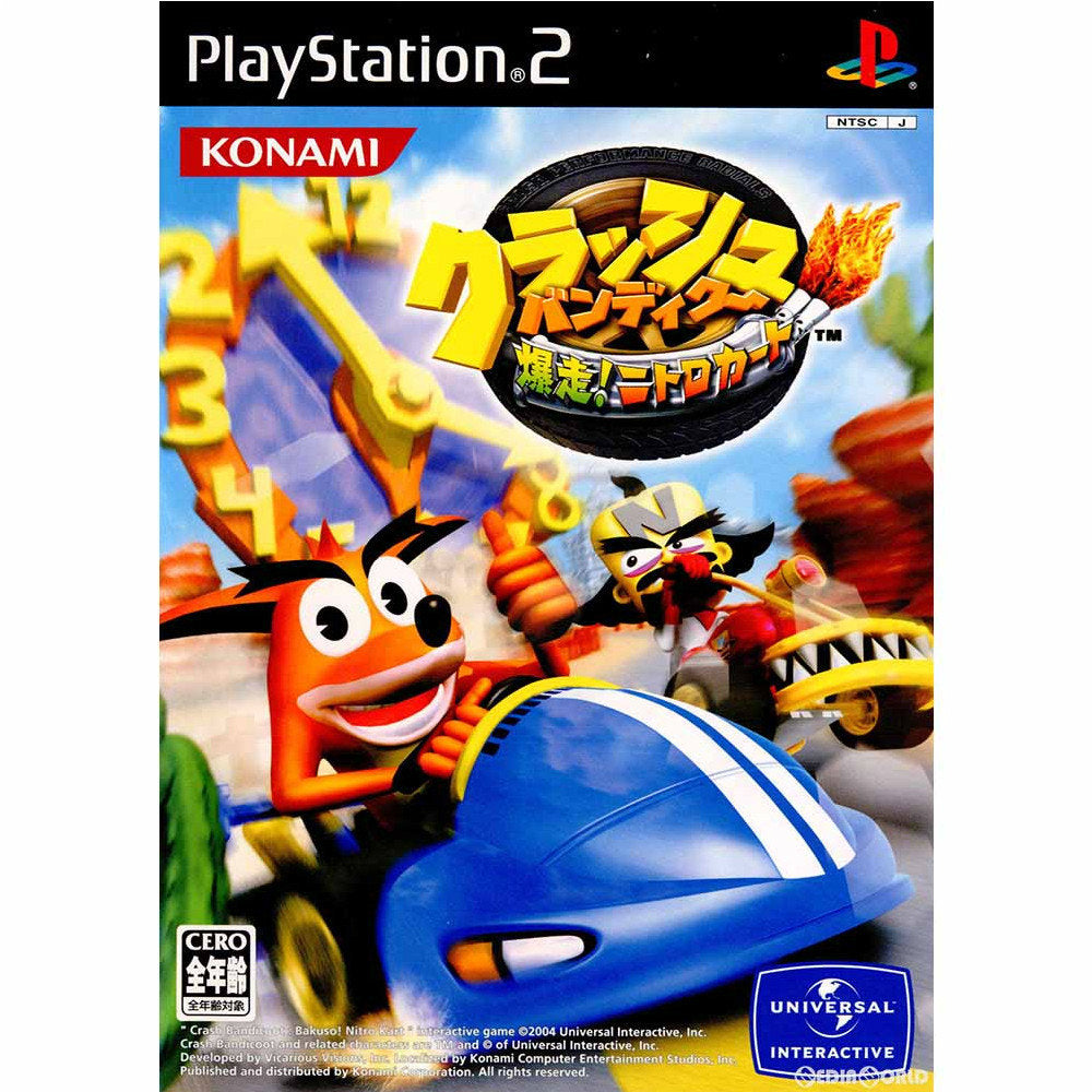 【中古即納】[お得品][表紙説明書なし][PS2]クラッシュ・バンディクー 爆走!ニトロカート コナミデジタルエンタテインメント (20040708)