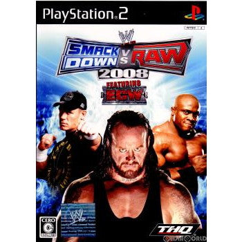 【中古即納】[PS2]WWE2008 SmackDown vs Raw(スマックダウンVSロウ) THQジャパン (20080214)