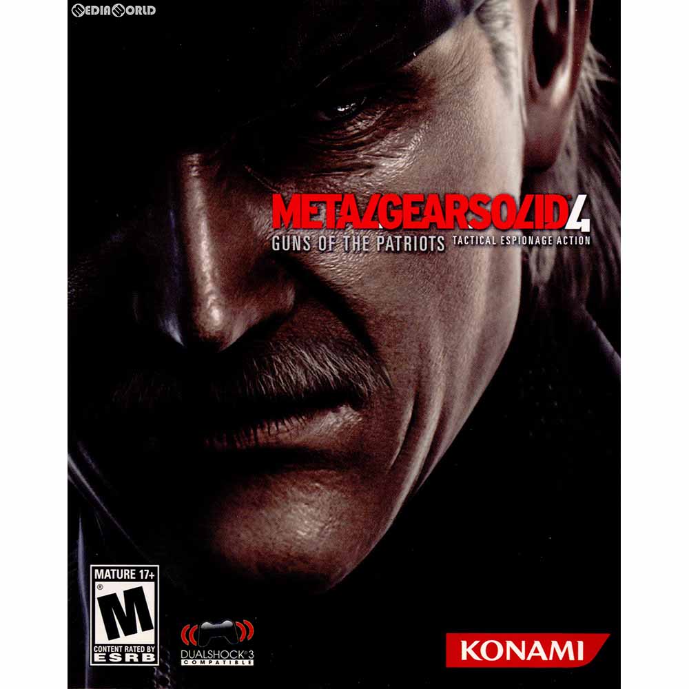 【中古即納】[PS3]Metal Gear Solid 4： Guns of the Patriots(メタルギア ソリッド4 ガンズ・オブ・ザ・パトリオット)(北米版) Konami Digital Entertainment (20090616)