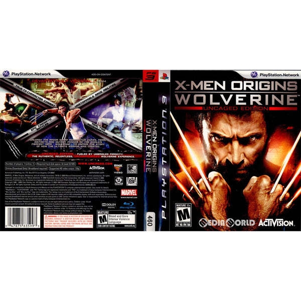 ウルヴァリン ps3 北米版 PS3]X-Men Origins: Wolverine(X-メン オリジン: ウルヴァリン