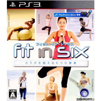 【中古即納】[PS3]フィット・イン・シックス(Fit in Six) カラダを鍛える6つの要素(PlayStation Move専用) ユービーアイソフト (20110728)