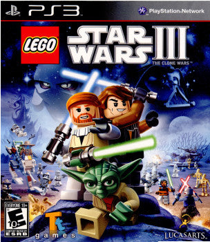 【中古即納】[PS3]LEGO&reg; STAR WARS III THE CLONE WARS(レゴ スター・ウォーズ3 ザ・クローンウォーズ)(北米版)(BLUS-30540) LucasArts (20110322)
