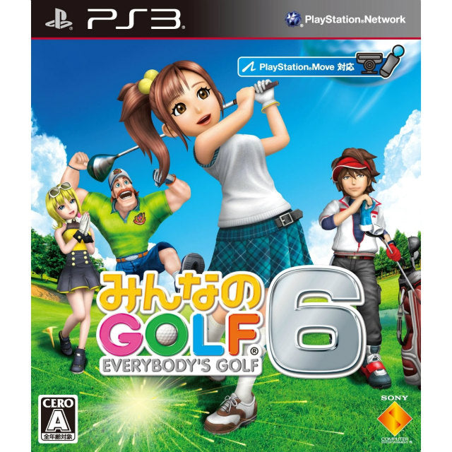 【中古即納】[PS3]みんなのGOLF 6(みんなのゴルフ 6/みんゴル6) ソニー・コンピュータエンタテインメント (20121122)