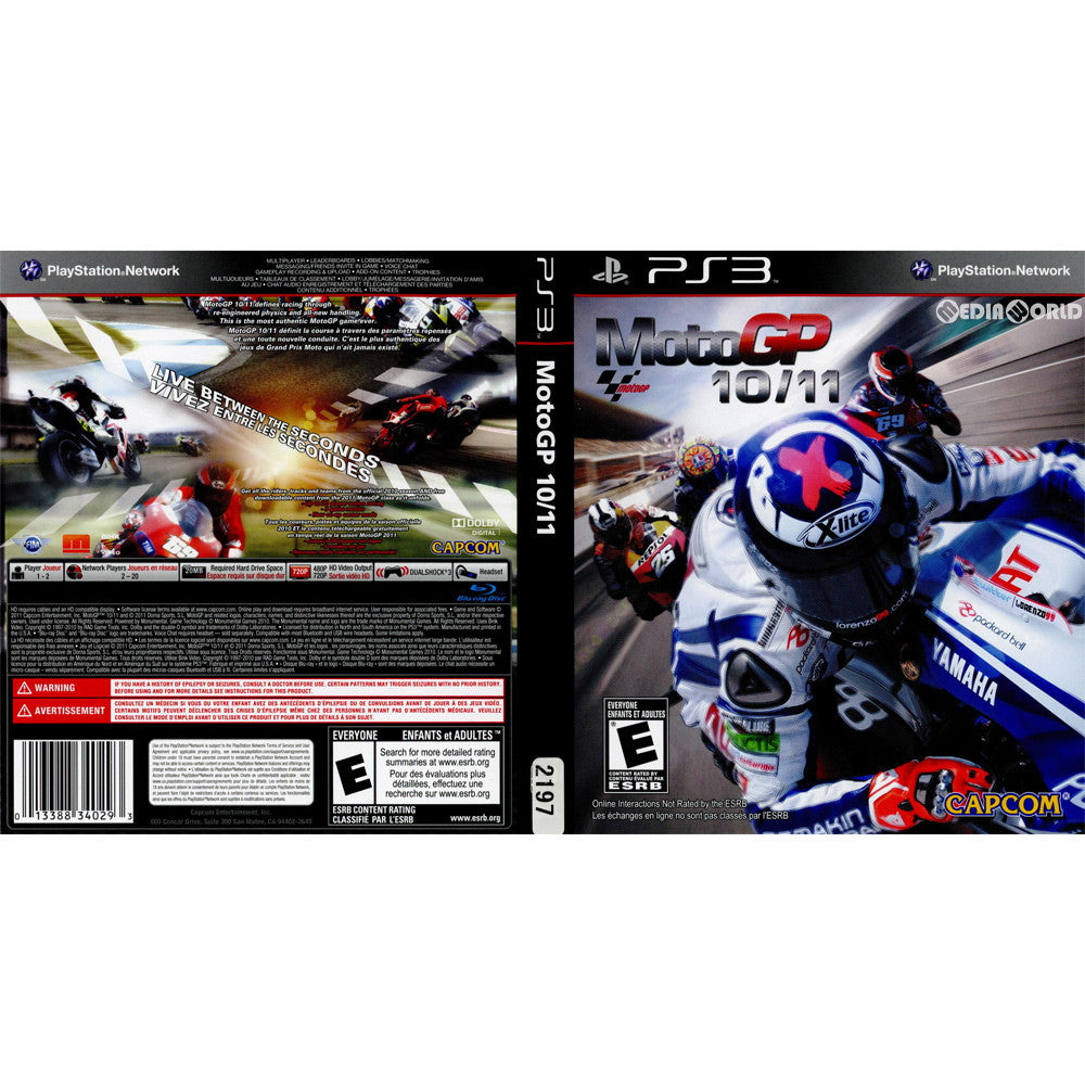 【中古即納】[PS3]MotoGP 10/11(北米版)(BLUS-30656) Capcom (20110315)