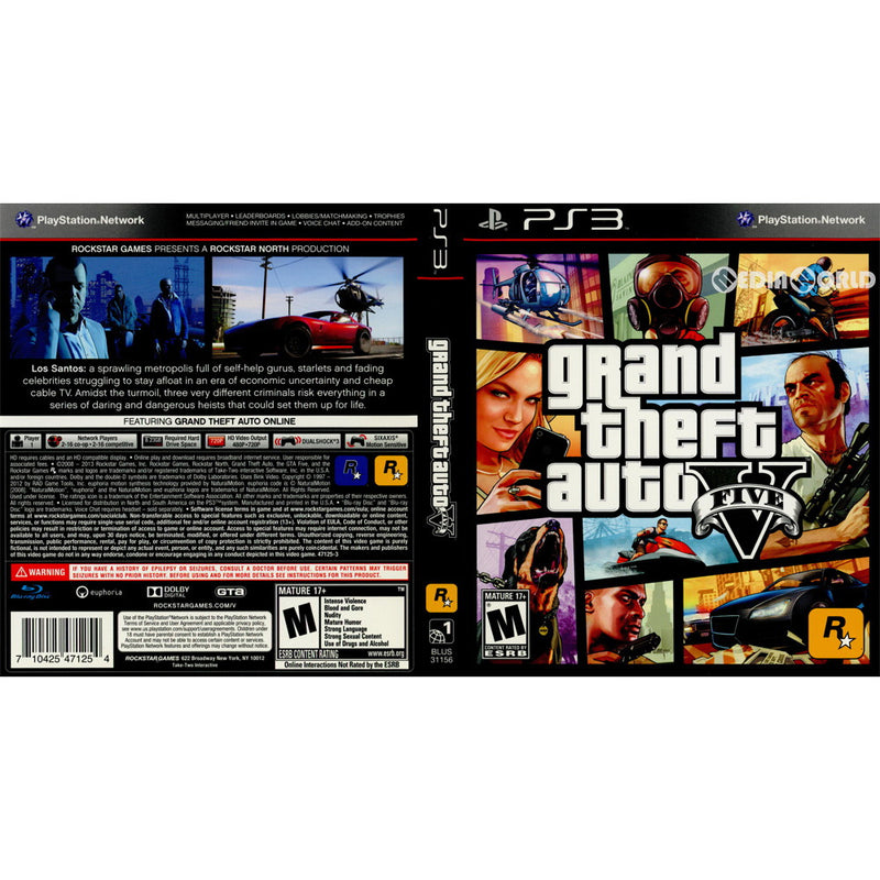 Grand Theft Auto V (輸入版:北米) PS3