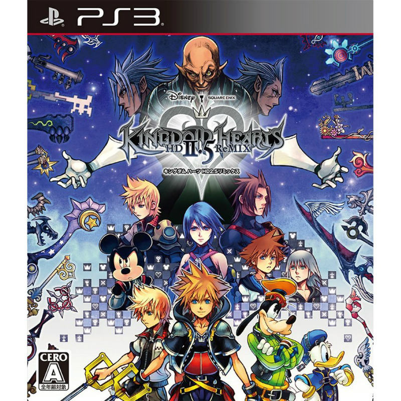 【中古即納】[表紙説明書なし][PS3]キングダム ハーツ -HD 2.5 リミックス- (KH HD II.5 ReMIX) スクウェア・エニックス (20141002)