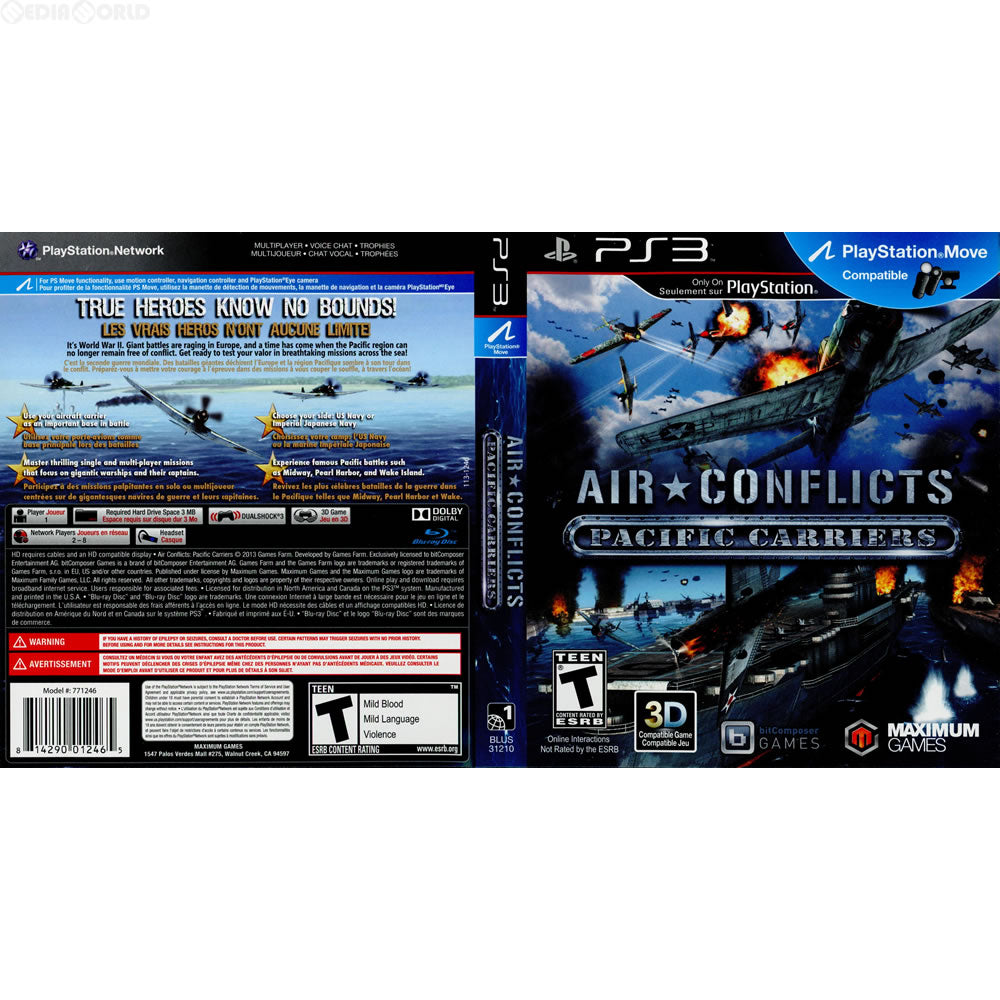 【中古即納】[PS3]Air Conflicts： Pacific Carriers(エア コンフリクト パシフィック キャリアーズ)(海外版)(BLUS-31210) Maximum Games (20131009)