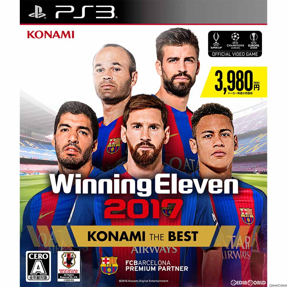【中古即納】[お得品][表紙説明書なし][PS3]ウイニングイレブン2017(Winning Eleven 2017) KONAMI THE BEST(BLJM-61356) コナミデジタルエンタテインメント (20170413)