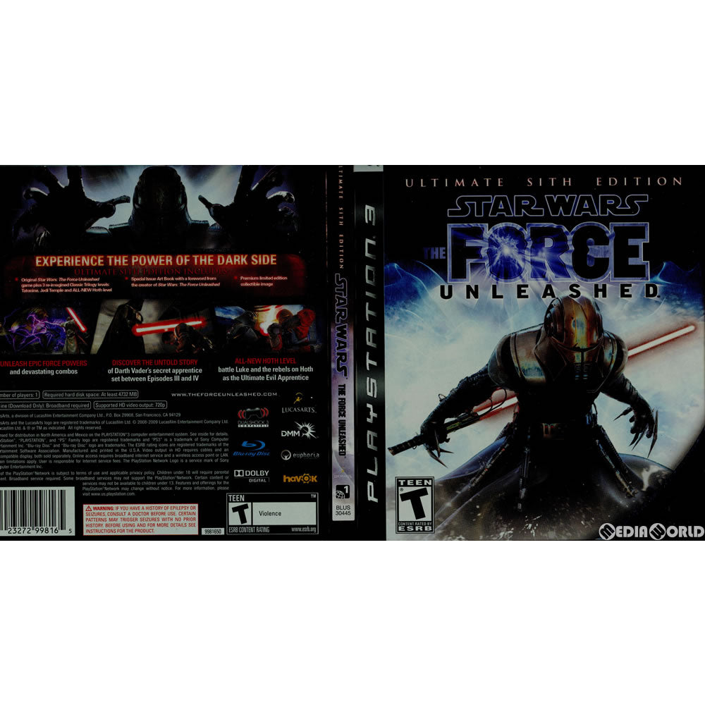 【中古即納】[PS3]Star Wars： The Force Unleashed - Ultimate Sith Edition(北米版)(BLUS-30445) LucasArts (20091103)