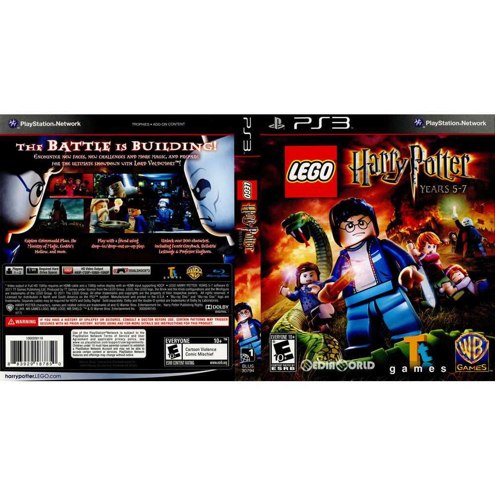 【中古即納】[PS3]LEGO Harry Potter: Years 5-7(レゴ ハリー・ポッター 第5章-第7章)(北米版)(BLUS-30794) Warner Bros. Interactive (20111111)