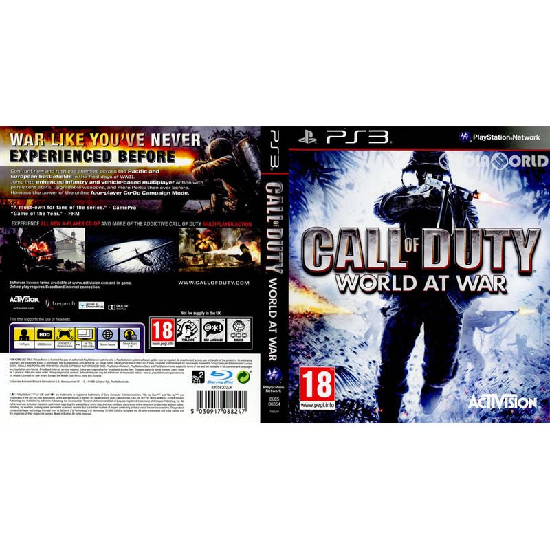 BLES00354 - Call of Duty: World at War