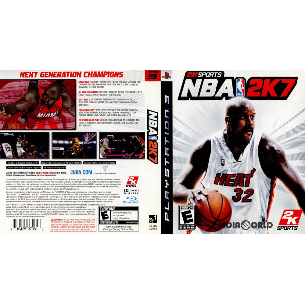 【中古即納】[PS3]NBA 2K7(北米版)(BLUS-30004) 2K Games (20061113)
