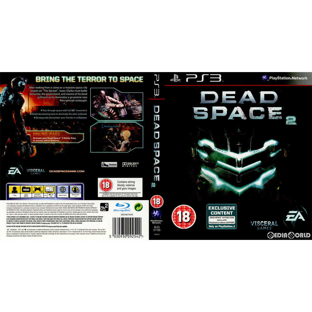 【中古即納】[PS3]Dead Space 2(デッドスペース2)(EU版)(BLES-01190) Electronic Arts (20110128)