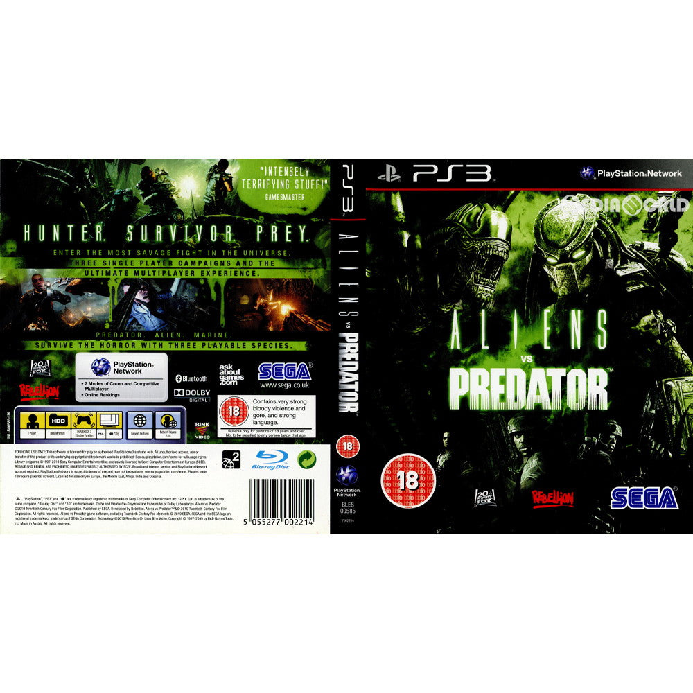 【中古即納】[PS3]Aliens vs. Predator(エイリアン バーサス プレデター)(EU版)(BLES-00585) SEGA (20100219)