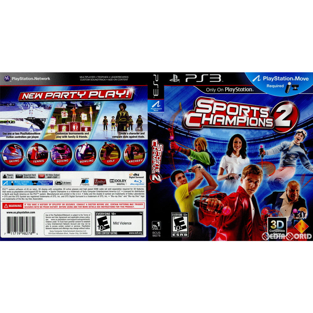 PS3]SPORTS CHAMPIONS 2(スポーツチャンピオン2)(北米版)(BCUS-98278)