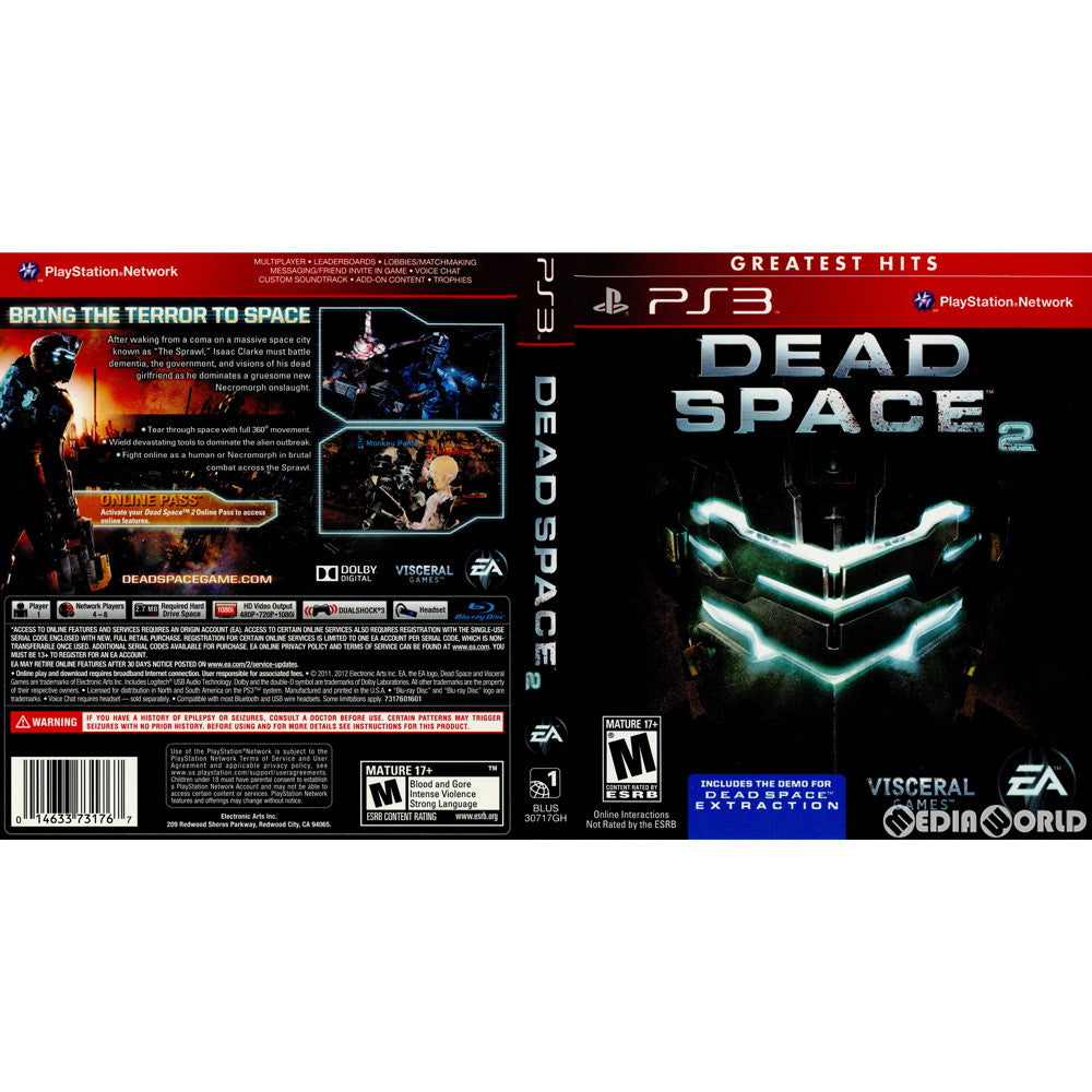 【中古即納】[PS3]Dead Space 2(デッドスペース2) GREATEST HITS(北米版)(BLUS-30717GH) Electronic Arts (20110125)