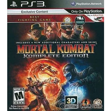 【中古即納】[PS3]MORTAL KOMBAT KOMPLETE EDITION GREATEST HITS(モータルコンバット コンプリートエディション グレイテストヒッツ) 北米版(BLUS-30902) Warner Bros. (20120228)