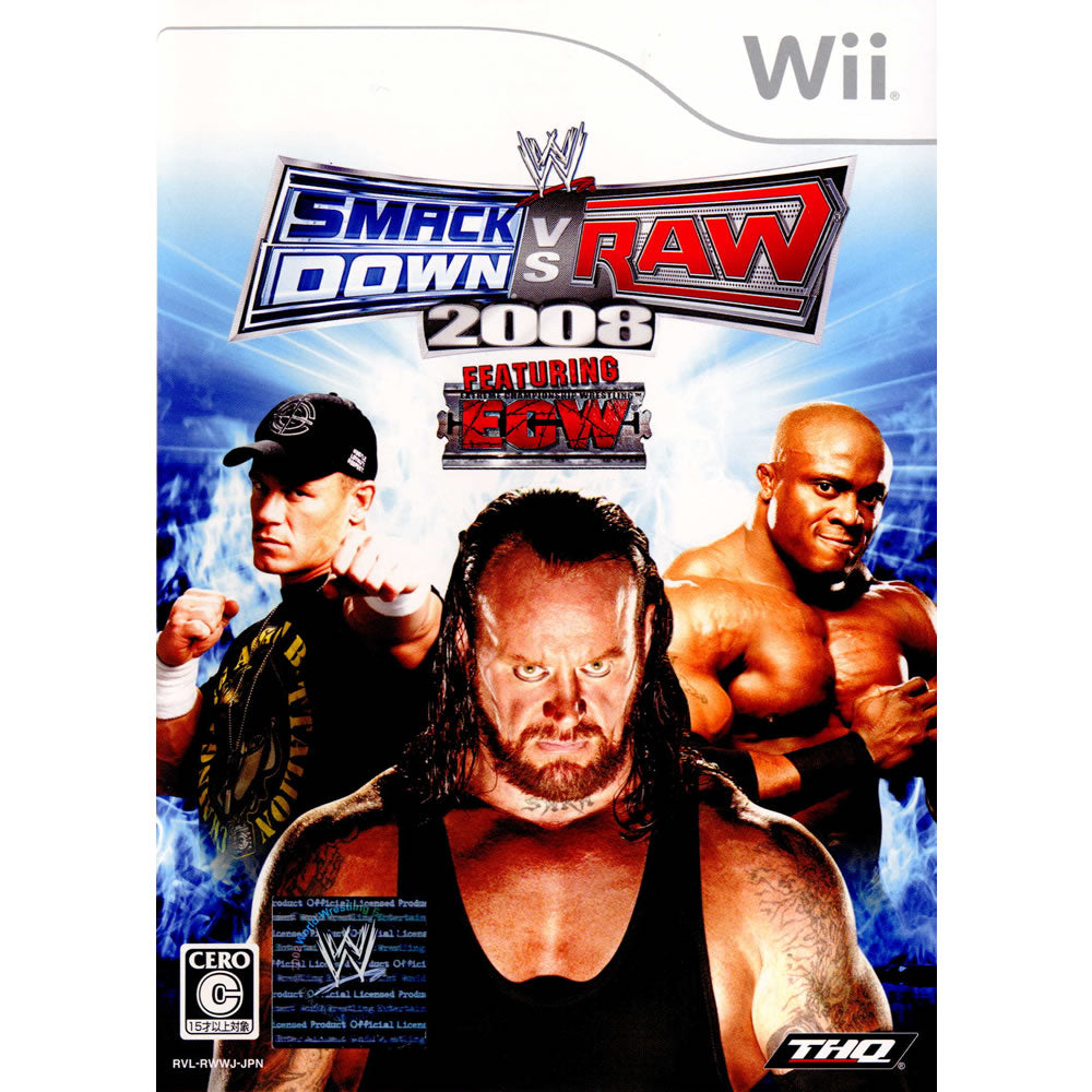 【中古即納】[Wii]WWE2008 SmackDown vs Raw(スマックダウンvsロウ)(20080214)