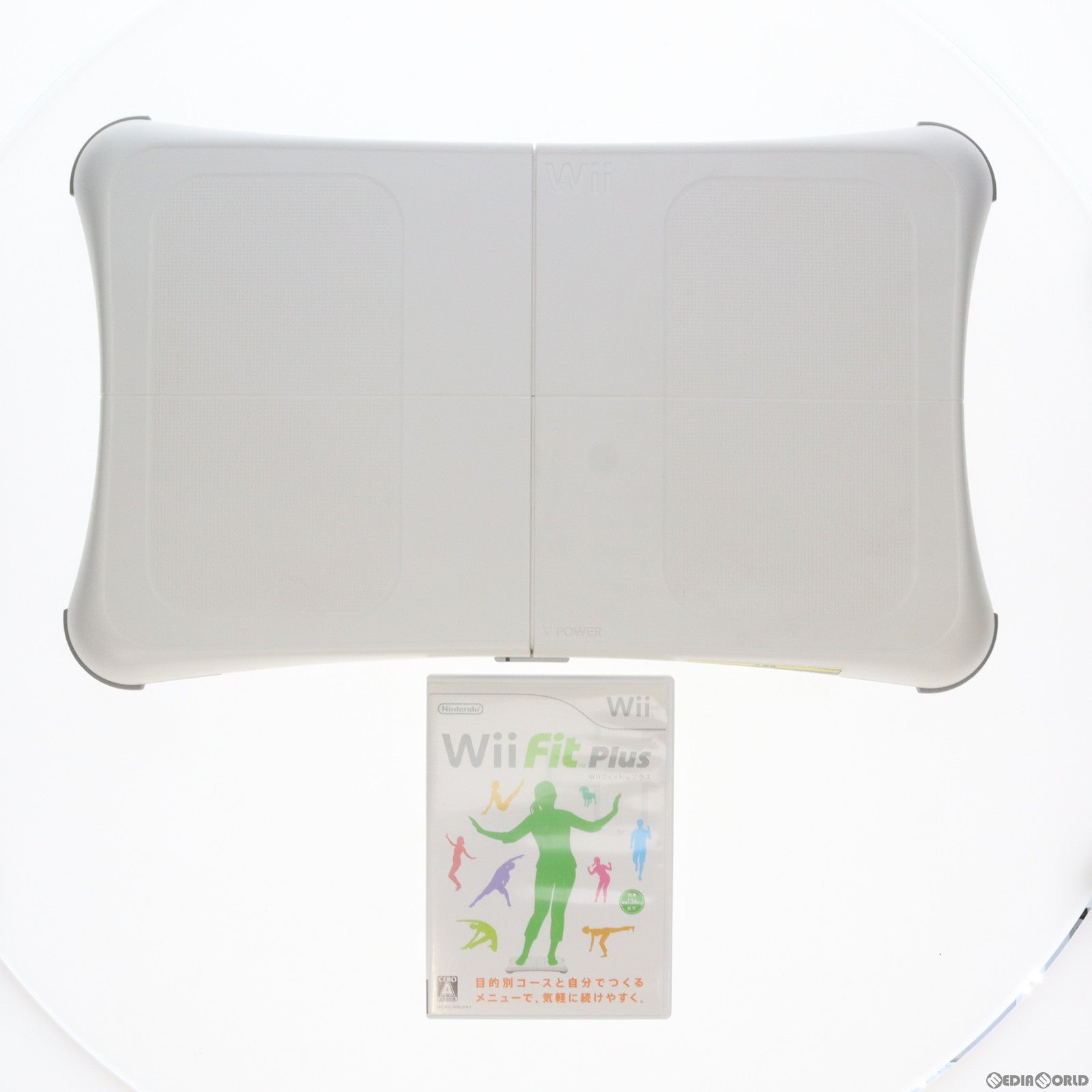 【中古即納】[Wii]Wii Fit Plus(Wiiフィットプラス) バランスWiiボードセット(シロ/shiro/白)(RVL-R-RFPJ)(20091001)