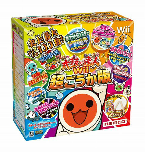 【中古即納】[Wii]太鼓の達人Wii 超ごうか版 専用太鼓コントローラ同梱版(20121129)