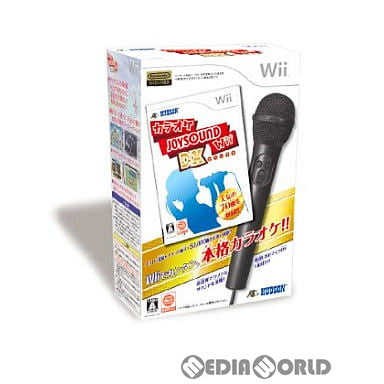 【中古即納】[Wii]カラオケJOYSOUND Wii DX(カラオケジョイサウンドWiiデラックス)(専用USBマイクDX1本同梱)(20091126)