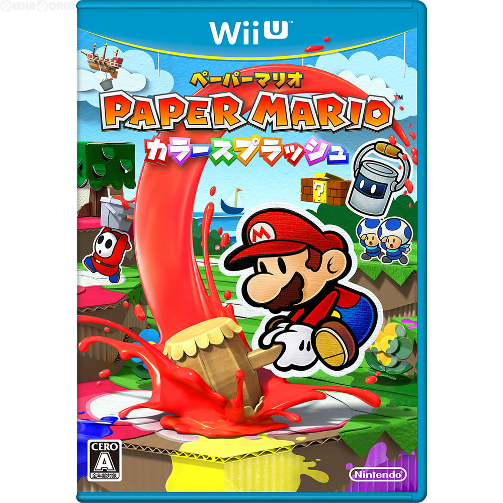 【中古即納】[WiiU]ペーパーマリオ カラースプラッシュ(20161013)