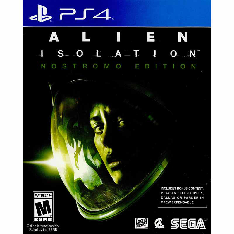 【中古即納】[PS4]Alien Isolation Nostromo Edition(エイリアンアイソレーション)(北米版)(CUSA-00363D1) SEGA (20141013)