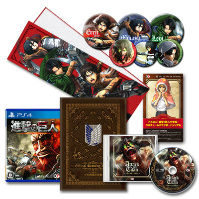 【新品即納】[PS4]進撃の巨人 attack on titan TREASURE BOX(限定版) コーエーテクモゲームス (20160218)