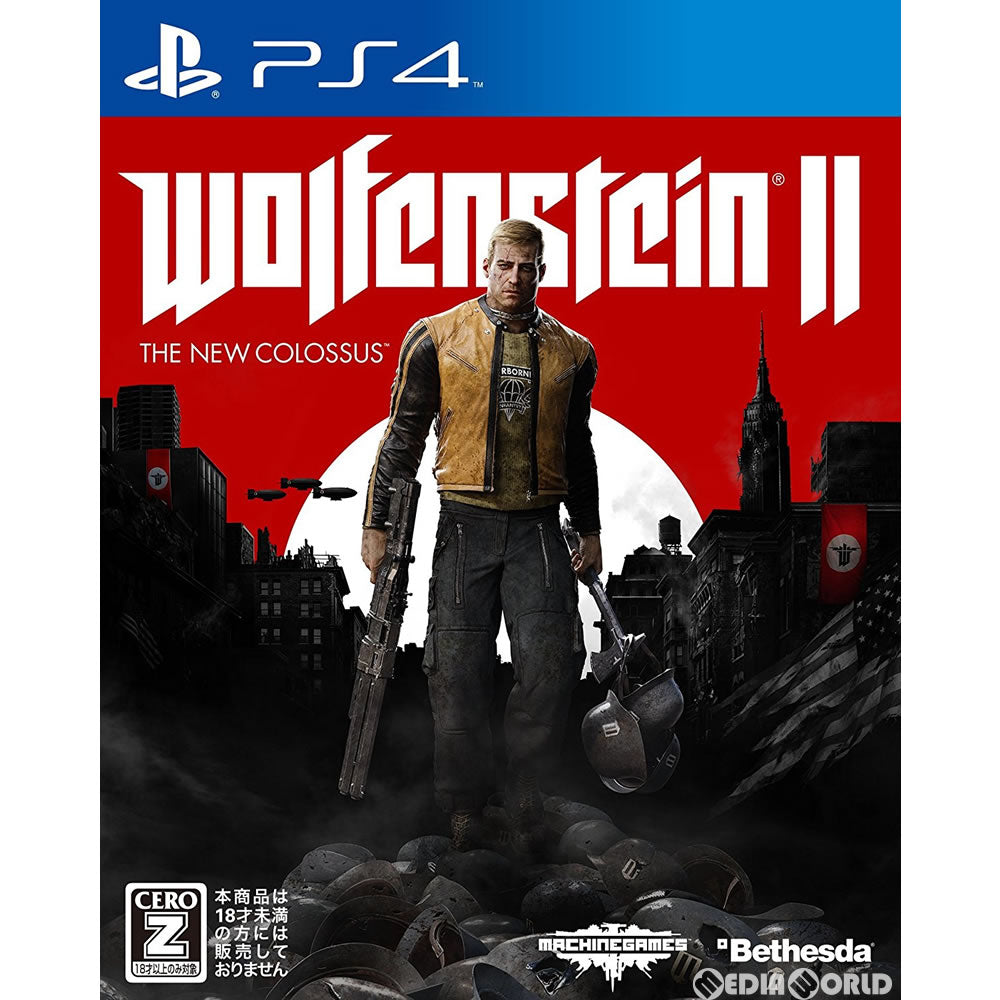 【中古即納】[お得品][表紙説明書なし][PS4]ウルフェンシュタイン 2: ザ ニューコロッサス(Wolfenstein II: The New Colossus) ベセスダ・ソフトワークス (20171123)
